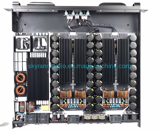 高品質 1800W D418 4 チャンネル ハイパワー 1U アンプ